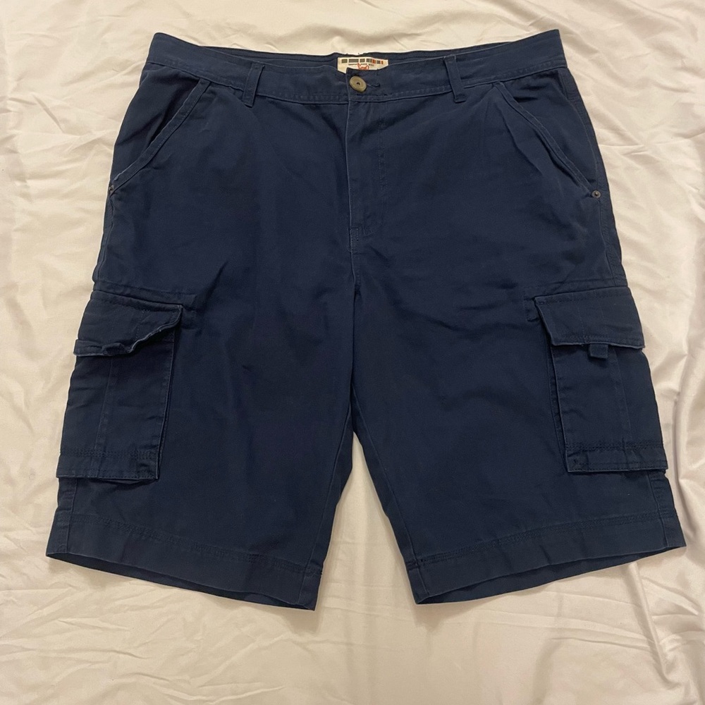 Vintage 90’s Triple 5 Soul Navy Cargo Shorts